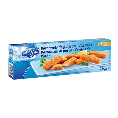 Acheter Schär 10 Bâtonnets de poisson panés sans gluten, Boite de 300g
