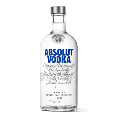 Vodka Absolut Blue 40° 70 cl - Cheetah